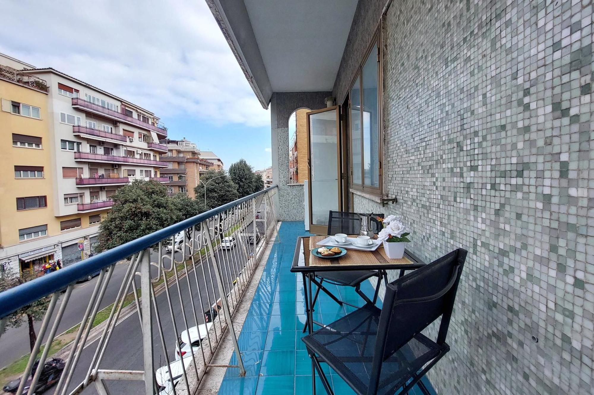 4Bnb - Cozy Albornoz Flat Róma Kültér fotó